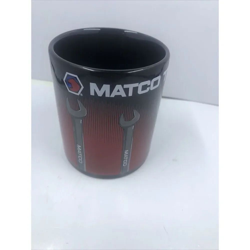 Matco Tools Coffee Mug Cup Promotional Advertising Black Red Wrench Design